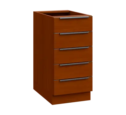 SIS - 4Z52 spodní skříňka, 5-zásuvková, 870x400x600, třešeň šumavská